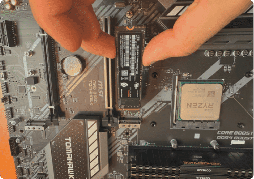 Install the M.2 SSD